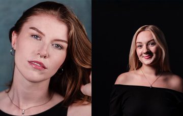 Head shots of two ladies.
