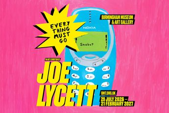 Every thing must go an exhibition by Joe Lycett Birmingham Museum & Art Gallery 29 July - 21 February 2027.