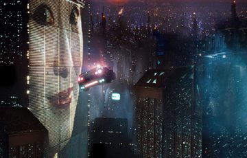Still image from Blade Runner.
