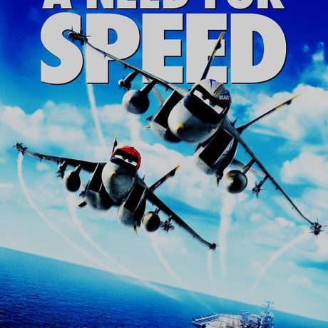 Screenshot from the movie planes of animated planes in the air above a boat.