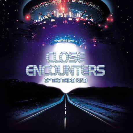 Close encounters of the third kind movie poster.