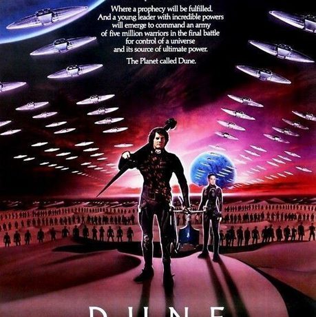 A movie poster for Dune.