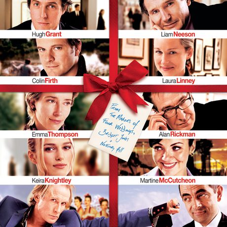Movie poster of Love Actually.