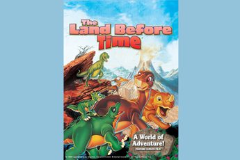 Land before time movie poster.