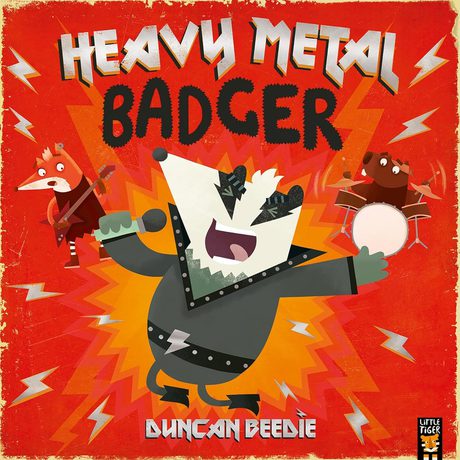 Book cover of Heavy Metal Badger book.
