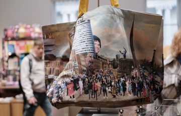 A Benny's Babbies by Cold War Steve bag for sale in the shop.