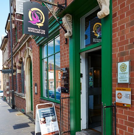 Doorway entrance to the Museum of the Jewellery Quarter