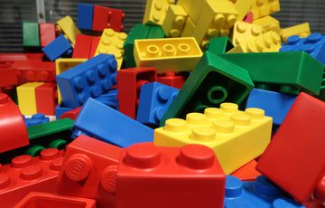 Lots of LEGO pieces