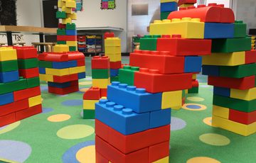 LEGO bridges and towers