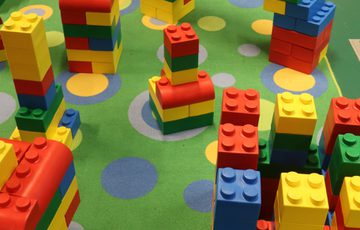 LEGO bridges and towers