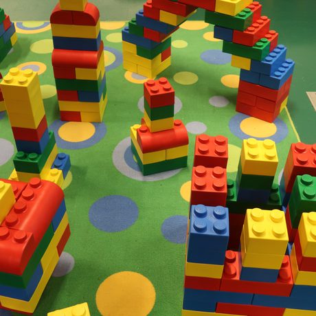 LEGO bridges and towers