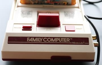 Retro Nintendo family computer.