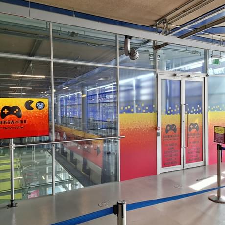 Entrance doors to Gamesworld