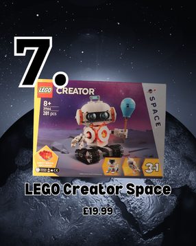 7. A LEGO box with a robot.