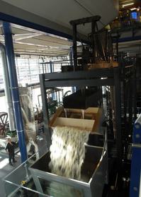 The Smethwick Engine pouring water from its large bucket.