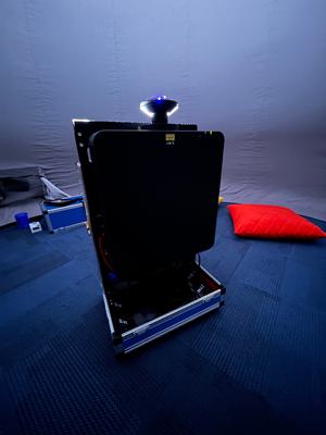 The projector and light inside the planetarium.